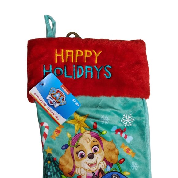 Nickelodeon Paw Patrol 18 inch Embroidered Plush Christmas Stocking - Picture 3 of 5